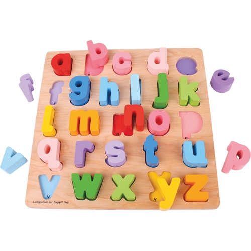 Picture of Bigjigs Toys BJTBB106 Chunky Alphabet Puzzle Lowercase