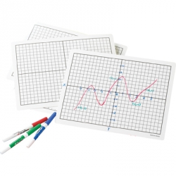 Picture of Didax DD-211447 Write & Wipe Graphing Mats