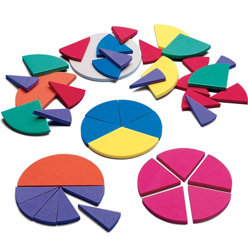 Picture of Didax DD-2485 Foam Fraction Circles