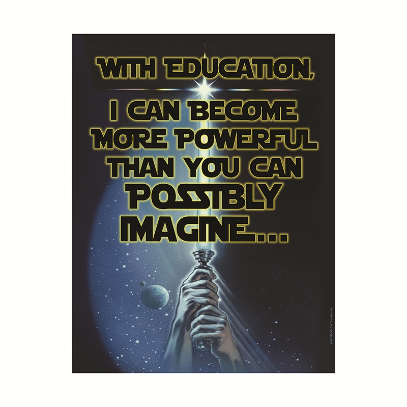 Picture of Eureka EU-837248 Star Wars Power Of Education Poster