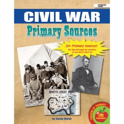 Picture of Gallopade GALPSPCIVWAR Primary Sources Civil War Book