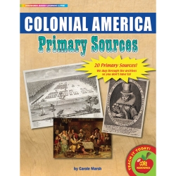 Picture of Gallopade GALPSPCOL Primary Sources Colonial America Book