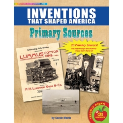 Picture of Gallopade GALPSPINV Primary Sources Inventions That Shaped America Book