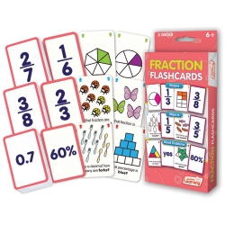 Picture of Junior Learning JRL212 Fraction Flash Cards