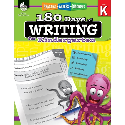 Picture of Shell Education SEP51523 180 Days Of Writing Grade K