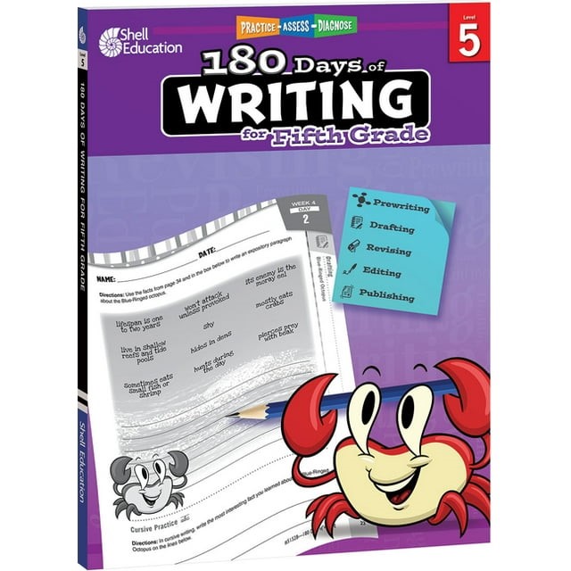 Picture of Shell Education SEP51528 180 Days Of Writing Grade 5