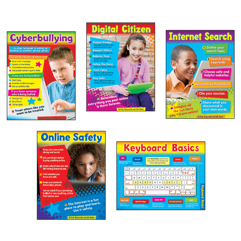 Picture of Trend Enterprises T-38961 Primary Technology 5 Set Learning Chart