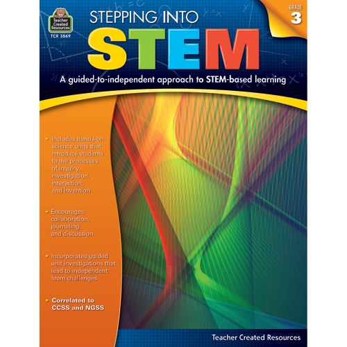 Picture of Teacher Created Resources TCR3897 Stepping Into Stem Grade 4 Book