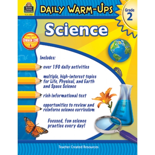 Picture of Teacher Created Resources TCR3967 Daily Warm Ups Science Grade 2 Book