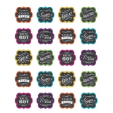Picture of Teacher Created Resources TCR5618 Chalkboard Brights Stickers