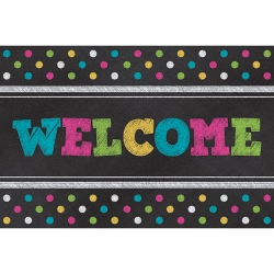 Picture of Teacher Created Resources TCR5838 Chalkboard Brights Welcome Postcards