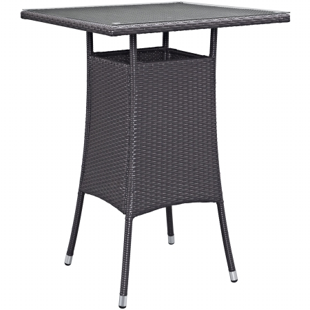 Picture of East End Imports EEI-1955-EXP Convene Small Outdoor Patio Bar Table- Espresso