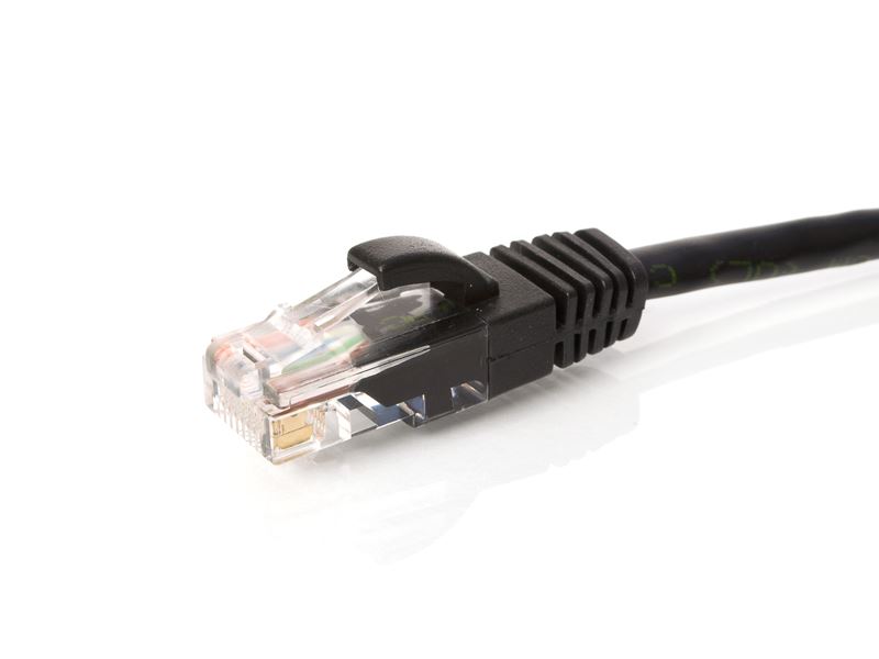 Picture of Efilliate Reseller 119 5240 CAT5e Patch Cable 3 ft.- Black