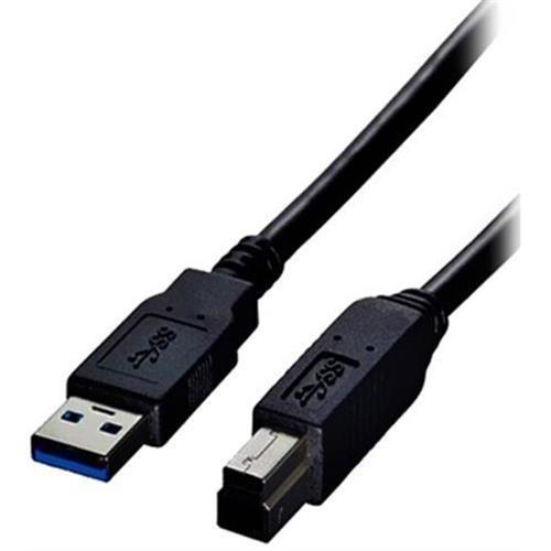 USB 3.0 A Male to B Male Cable, 10 ft. - Black -  LiveWire, LI719972