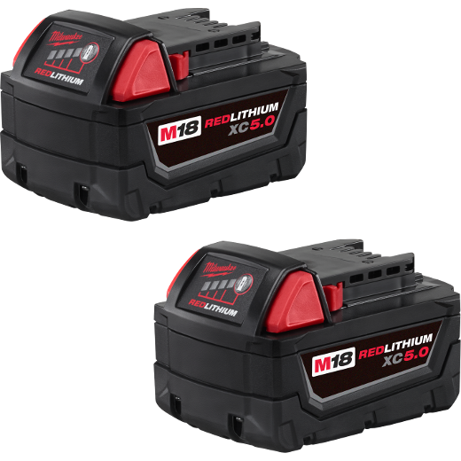 Picture of Milwaukee Electric Tool MWK48-11-1852 M18 Redlithium XC5.0 Extended Capacity Battery