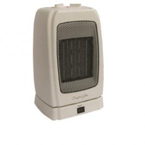 Comfort Glow Oscillating Ceramic Heater, Bone | Camping World