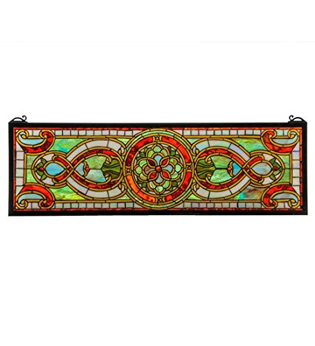 35 in. x 11 in. Evelyn In Topaz Transom Window