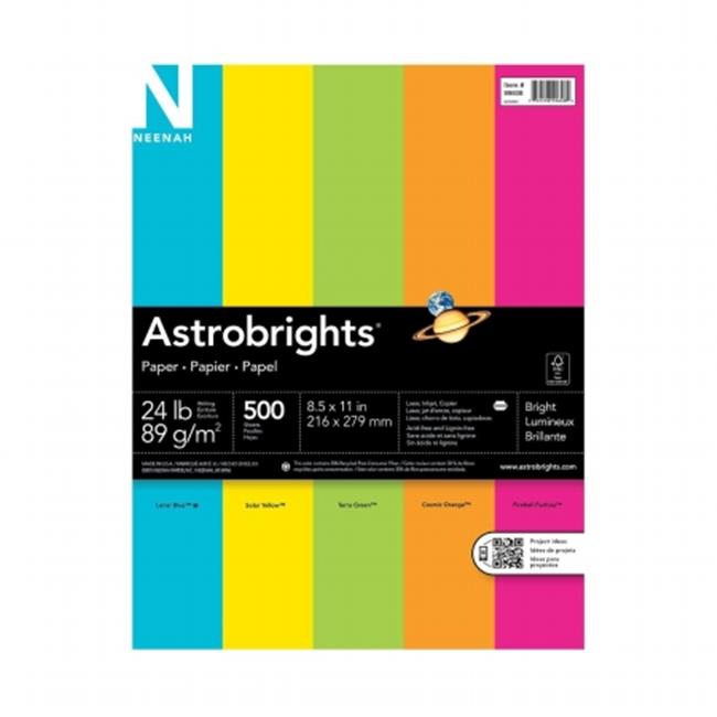 Neenah Paper WAU99608 8.5 x 11 in.- Astrobrights Premium Color Paper