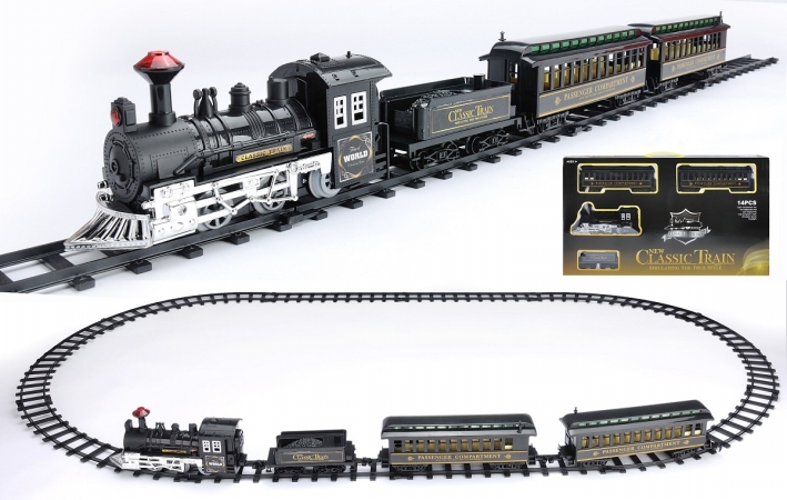 31758988 Battery Operated Lighted & Animated Classic Train Set with Sound