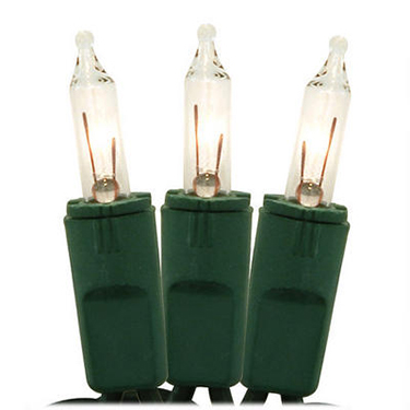 Clear Perm-O-Snap Mini Christmas Lights