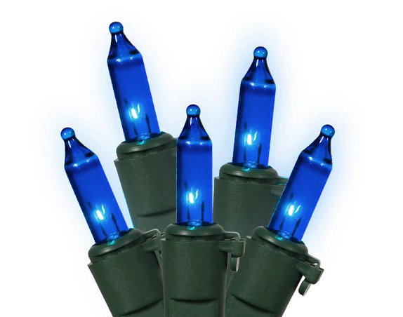 30838944 Blue Commercial Grade Mini Christmas Lights