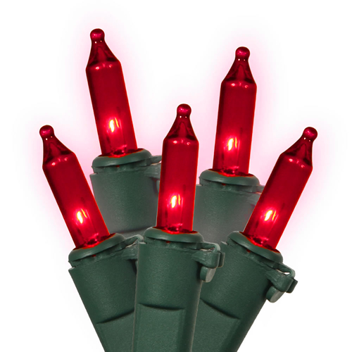30838948 Red Commercial Grade Mini Christmas Lights