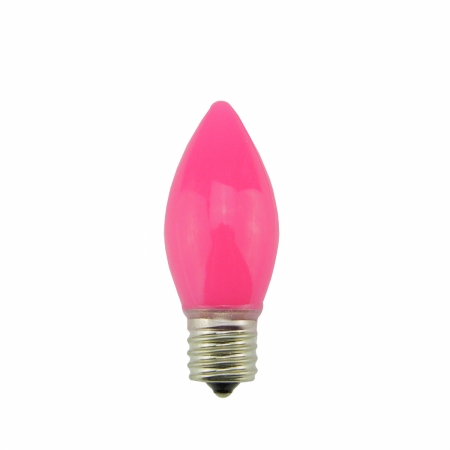 31742650 Opaque Pink C9 Christmas Replacement Bulbs