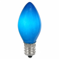 31742652 Opaque Blue LED C Christmas Replacement Bulbs