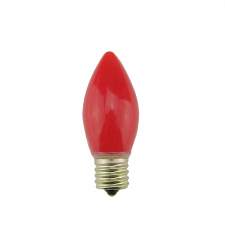 31742649 Opaque Red C9 Christmas Replacement Bulbs