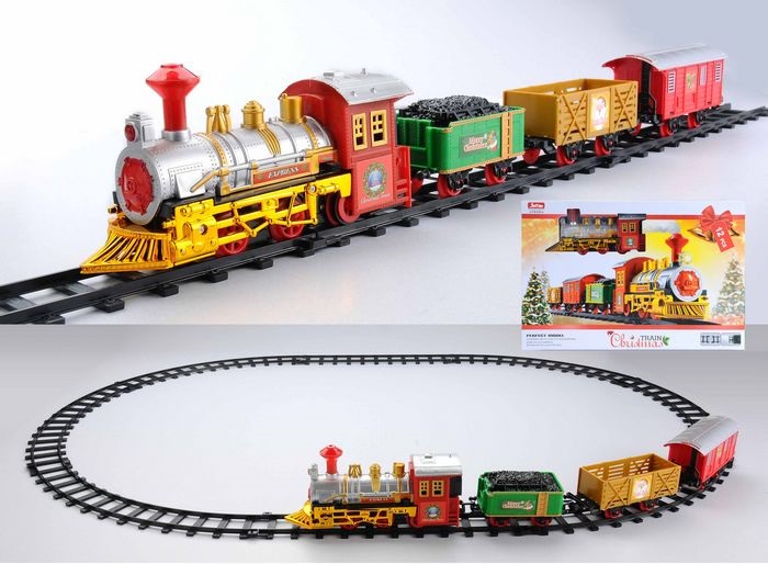 Battery Operated Lighted & Animated Christmas Express Train Set with Sound -  Northlight Seasonal, NO131932