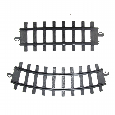 Black Replacement Train Set Track Pieces