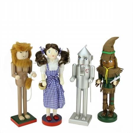31758325 Decorative Wizard of Oz Wooden Christmas Nutcrackers