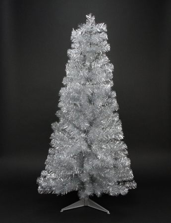 31741587 Silver Tinsel Medium Artificial Christmas Tree