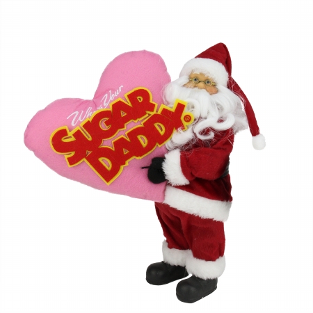 Picture of Northlight Seasonal 31735964 Santa Claus Whos Your Sugar Daddy Christmas Tabletop Decoration