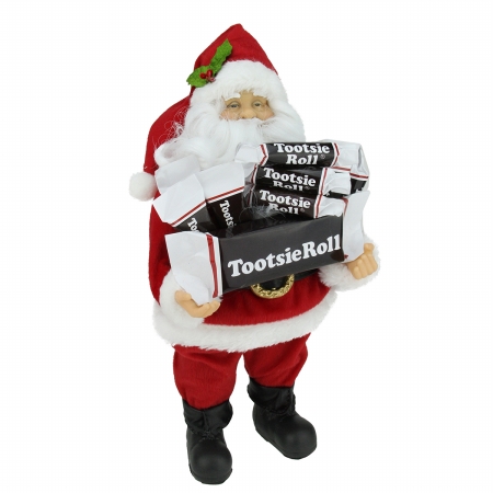 Picture of Northlight Seasonal 31736668 Santa Claus with Arms Full of Tootsie Rolls Christmas Tabletop Decoration