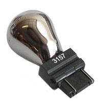 GP-3157-CW Silver Stealth Chrome White Light Bulbs Turn Signal Back Up Reverse Tail -  GP-Thunder