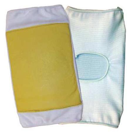 Picture of Impacto 80120110000 Pull-On Soft Viscolas Kneepad&#44; White & Gold