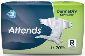 Picture of ATTENDS HEALTHCARE PRODUCTS 48DDC25 Attends DermaDry Complete Briefs- Regular - 34 to 56 in.