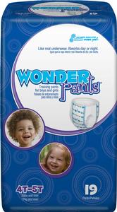 Picture of FIRST QUALITY FQWP90011 WonderPants Youth Training Pant for Boys and Girls- Extra Large 4T-5T
