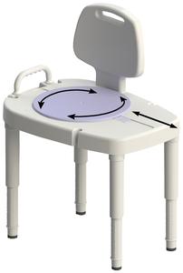 Picture of MADDAK NV725881000 Extra Wide Tall-Ette Elevated Toilet Seat with Aluminum Legs