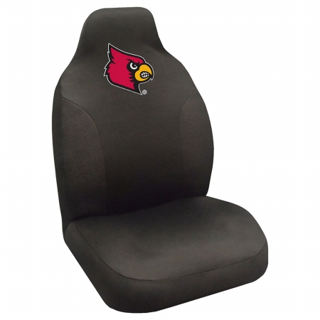 Picture of Fan Mats FAN-14991 Louisville Cardinals NCAA Polyester Embroidered Seat Cover