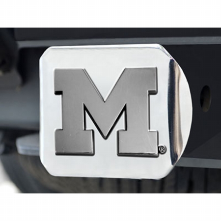 Picture of Fan Mats FAN-14996 Michigan Wolverines NCAA Hitch Cover