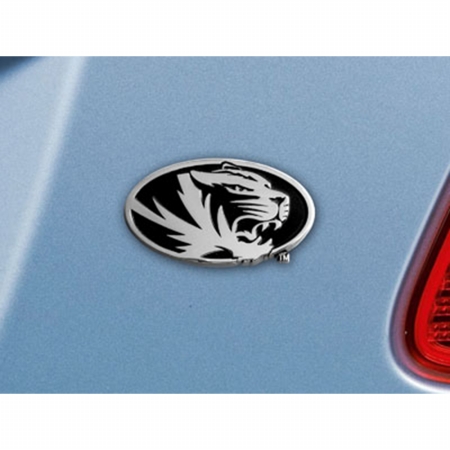 Picture of Fan Mats FAN-14917 Missouri Tigers NCAA Chrome Car Emblem- 2.3 x 3.7 in.