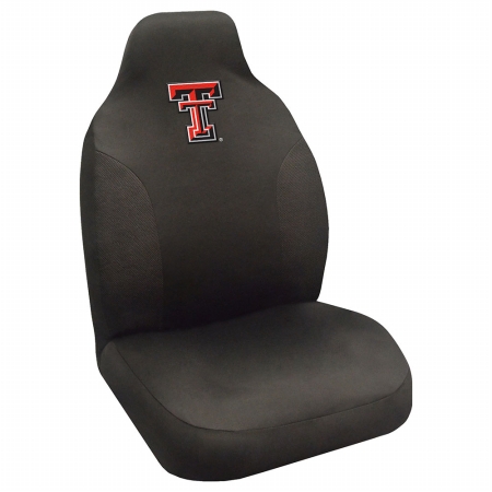 Picture of Fan Mats FAN-15098 Texas Tech Red Raiders NCAA Polyester Embroidered Seat Cover