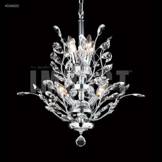 Picture of James R Moder 40106S22 Regalia 7 Light Crystal Chandelier Silver Imperial Crystal Clear