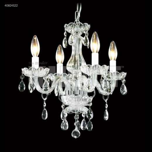 40824S22 Mi 4 Light Crystal Chandelier
