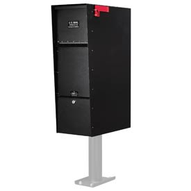 Supreme heavy Duty Letter Locker Mailbox, Black