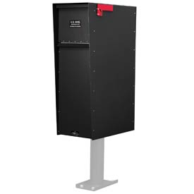 Supreme Rear Access Heavy Duty Letter Locker Mailbox, Black