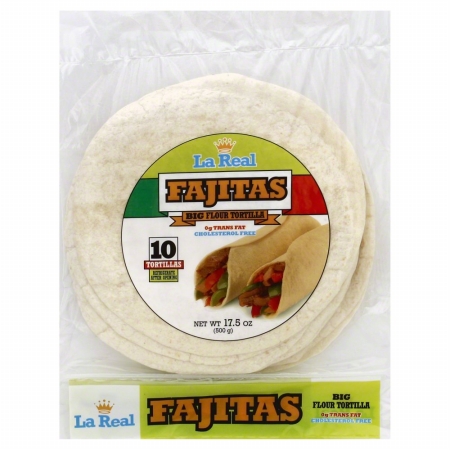 Picture of La Real 244650 17.5 oz. Tortilla Flour Fajita