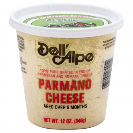 Picture of Dell Alpe 144637 12 oz. Cheese Grated Parmano